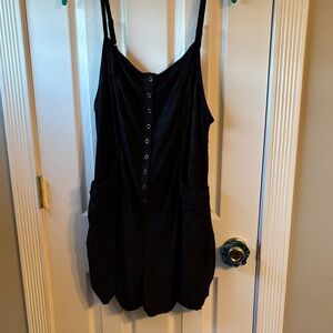 Black Sleeveless romper